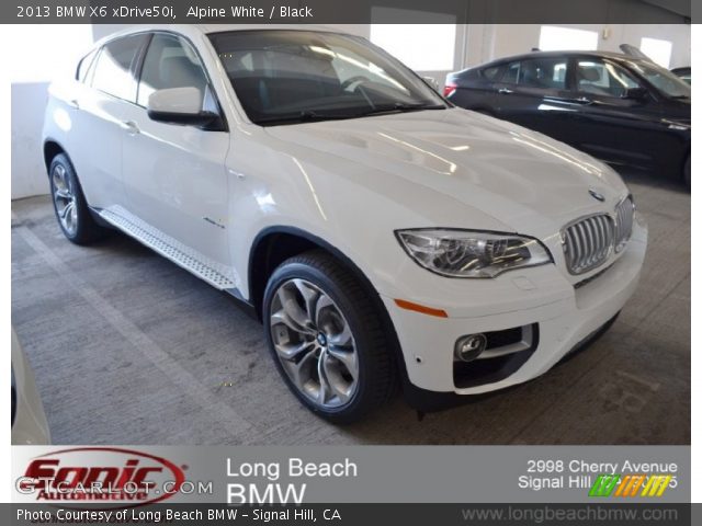 2013 BMW X6 xDrive50i in Alpine White