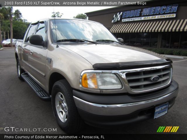 2003 Ford F150 XLT SuperCrew in Arizona Beige Metallic