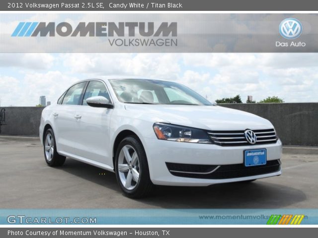 2012 Volkswagen Passat 2.5L SE in Candy White