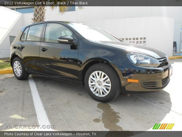 2012 Volkswagen Golf 4 Door in Black