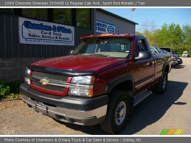 2004 Chevrolet Silverado 2500HD LS Regular Cab 4x4 in Sport Red Metallic