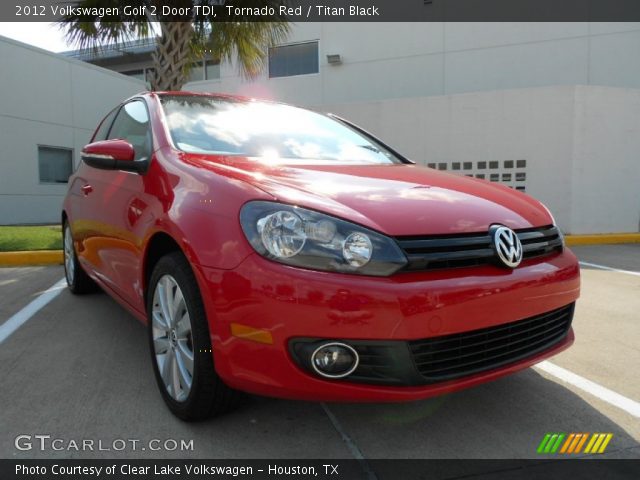 2012 Volkswagen Golf 2 Door TDI in Tornado Red
