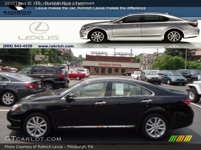 2010 Lexus ES 350 in Obsidian Black