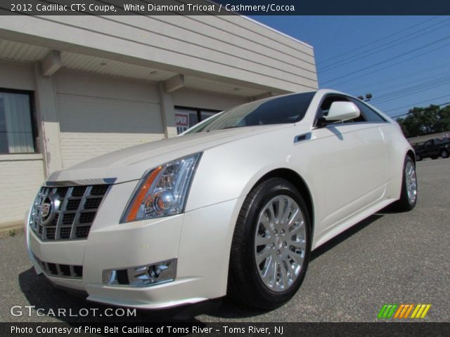 2012 Cadillac CTS Coupe in White Diamond Tricoat