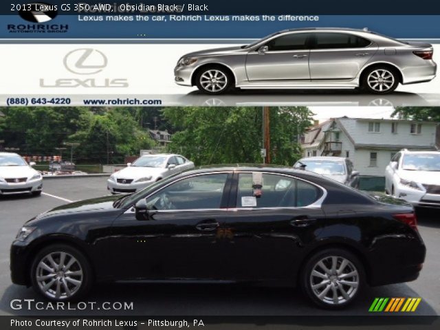 2013 Lexus GS 350 AWD in Obsidian Black