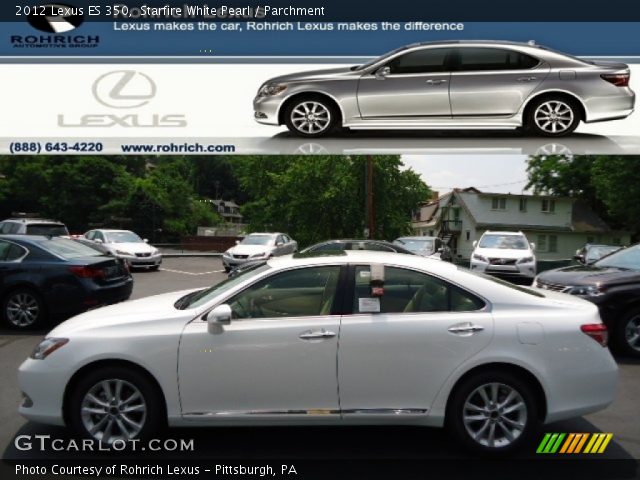 2012 Lexus ES 350 in Starfire White Pearl