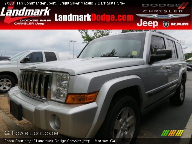 2008 Jeep Commander Sport in Bright Silver Metallic