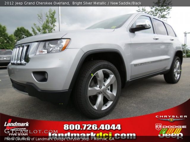 2012 Jeep Grand Cherokee Overland in Bright Silver Metallic