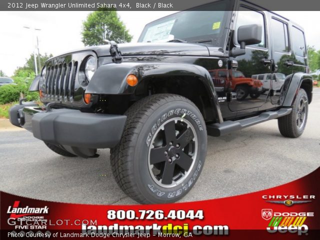 2012 Jeep Wrangler Unlimited Sahara 4x4 in Black
