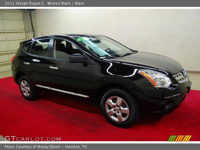 2011 Nissan Rogue S in Wicked Black