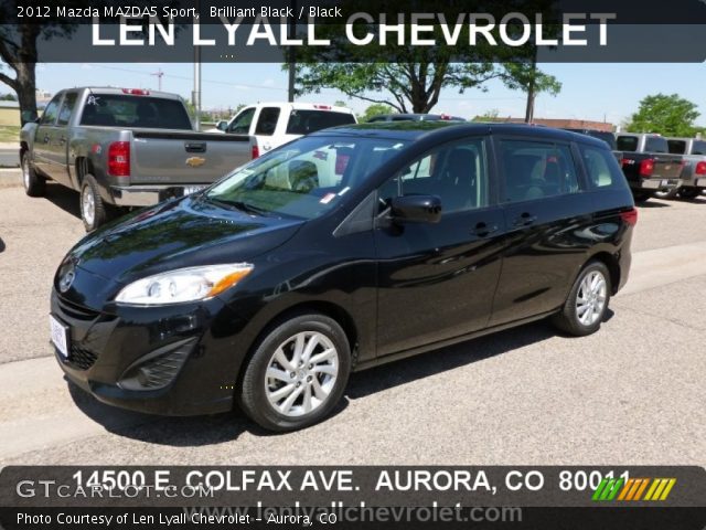 2012 Mazda MAZDA5 Sport in Brilliant Black
