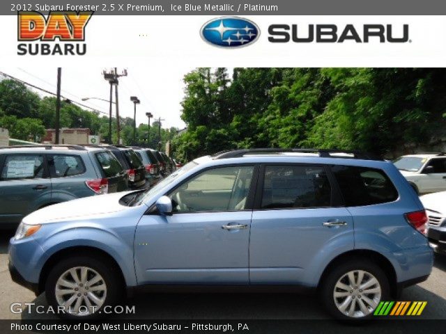 2012 Subaru Forester 2.5 X Premium in Ice Blue Metallic