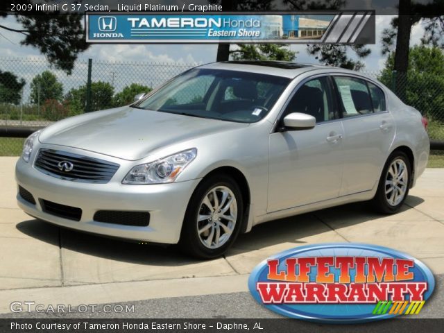 2009 Infiniti G 37 Sedan in Liquid Platinum
