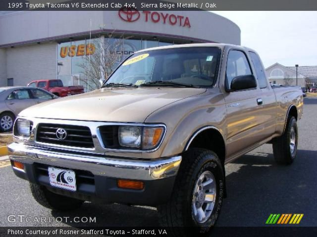 1995 Toyota Tacoma V6 Extended Cab 4x4 in Sierra Beige Metallic