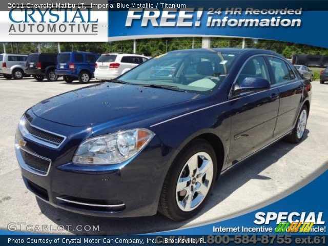 2011 Chevrolet Malibu LT in Imperial Blue Metallic