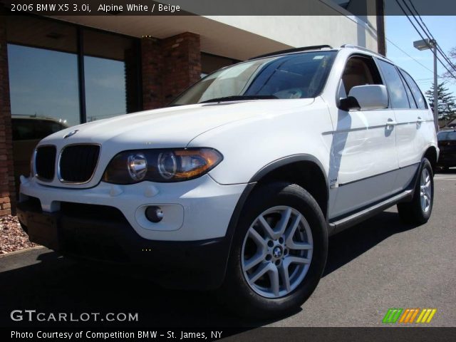 2006 BMW X5 3.0i in Alpine White
