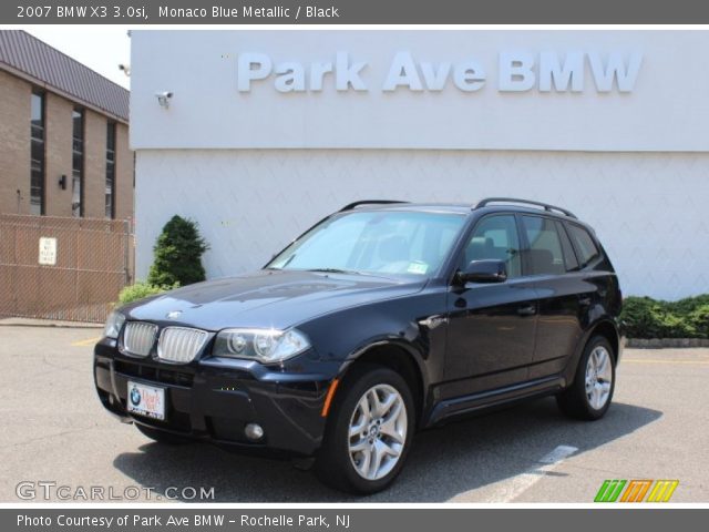 2007 BMW X3 3.0si in Monaco Blue Metallic