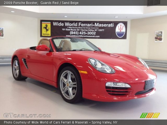 2009 Porsche Boxster  in Guards Red