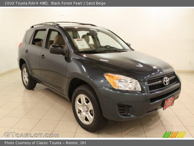 2009 Toyota RAV4 4WD in Black Forest Pearl