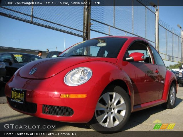 2008 Volkswagen New Beetle S Coupe in Salsa Red