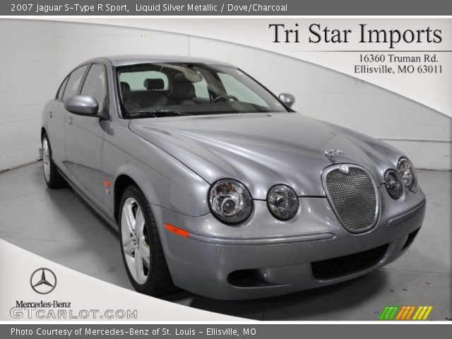 2007 Jaguar S-Type R Sport in Liquid Silver Metallic