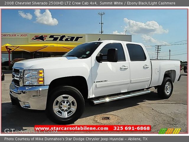 2008 Chevrolet Silverado 2500HD LTZ Crew Cab 4x4 in Summit White