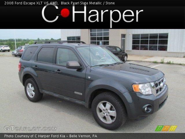 2008 Ford Escape XLT V6 4WD in Black Pearl Slate Metallic