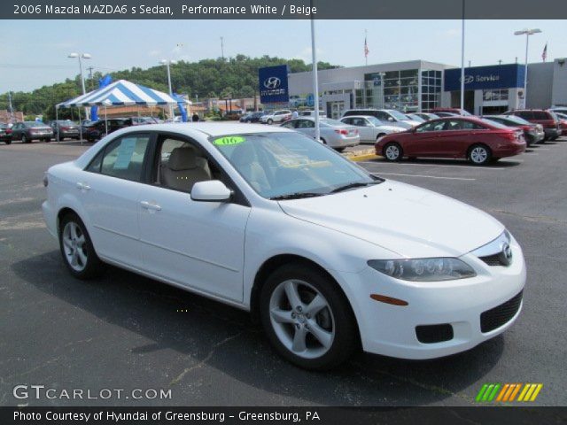2006 Mazda MAZDA6 s Sedan in Performance White