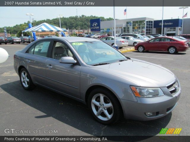 2007 Hyundai Sonata Limited V6 in Steel Gray