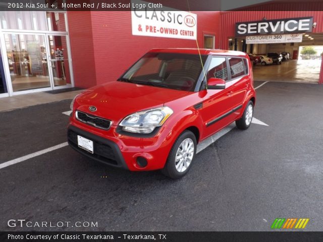 2012 Kia Soul + in Molten Red