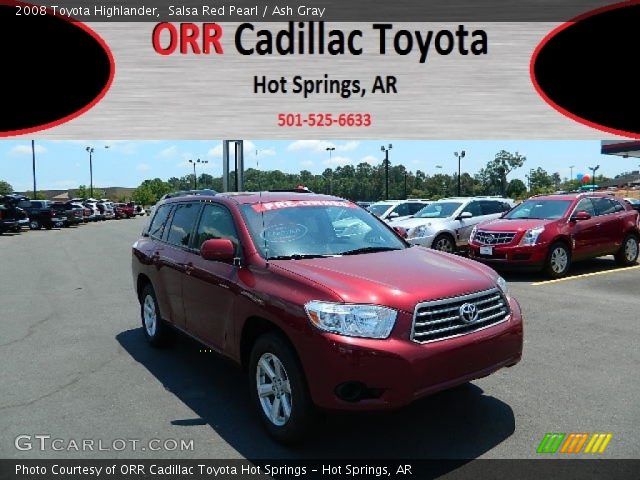 2008 Toyota Highlander  in Salsa Red Pearl