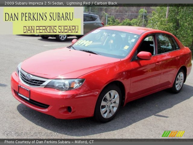 2009 Subaru Impreza 2.5i Sedan in Lightning Red