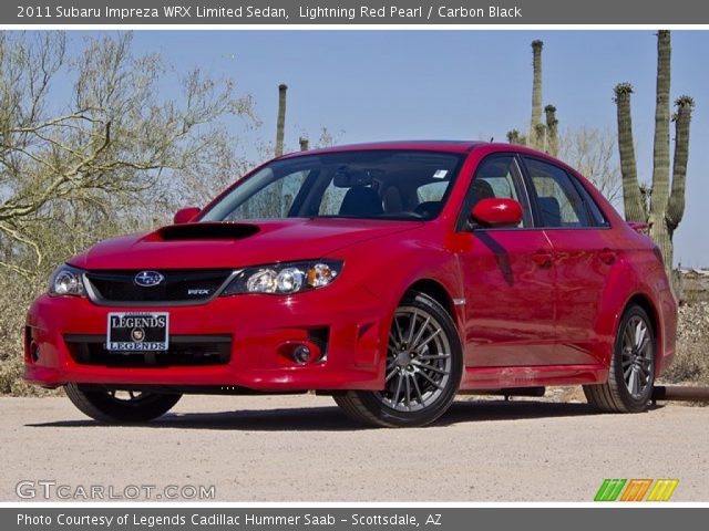 2011 Subaru Impreza WRX Limited Sedan in Lightning Red Pearl