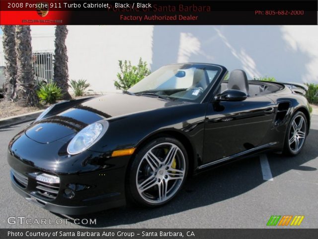 2008 Porsche 911 Turbo Cabriolet in Black
