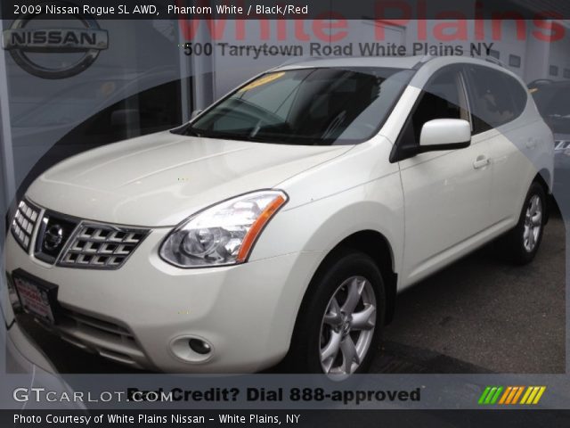2009 Nissan Rogue SL AWD in Phantom White
