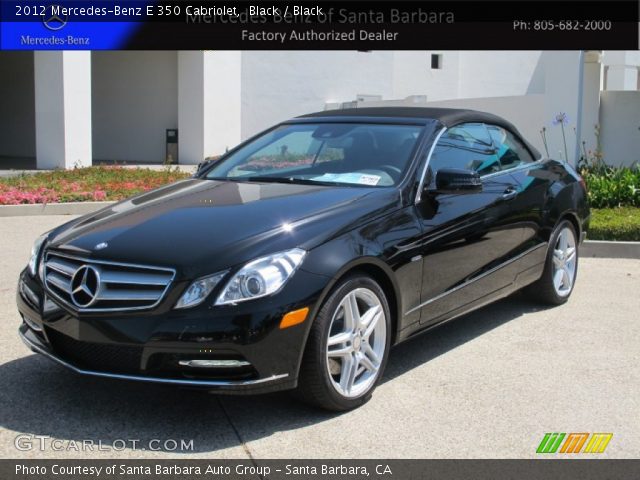 2012 Mercedes-Benz E 350 Cabriolet in Black
