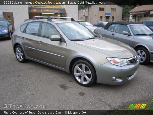 2008 Subaru Impreza Outback Sport Wagon in Topaz Gold Metallic