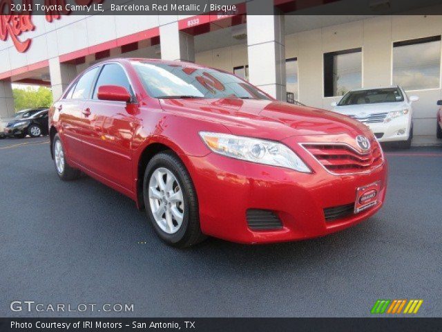 2011 Toyota Camry LE in Barcelona Red Metallic