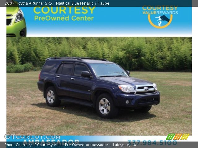 2007 Toyota 4Runner SR5 in Nautical Blue Metallic