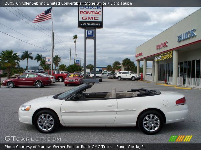 2005 Chrysler Sebring Limited Convertible in Stone White