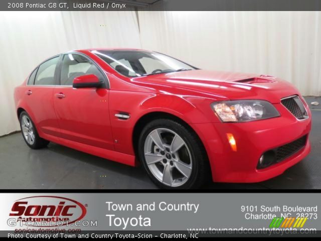 2008 Pontiac G8 GT in Liquid Red