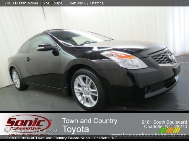 2008 Nissan Altima 3.5 SE Coupe in Super Black