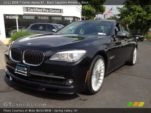 2011 BMW 7 Series Alpina B7 in Black Sapphire Metallic