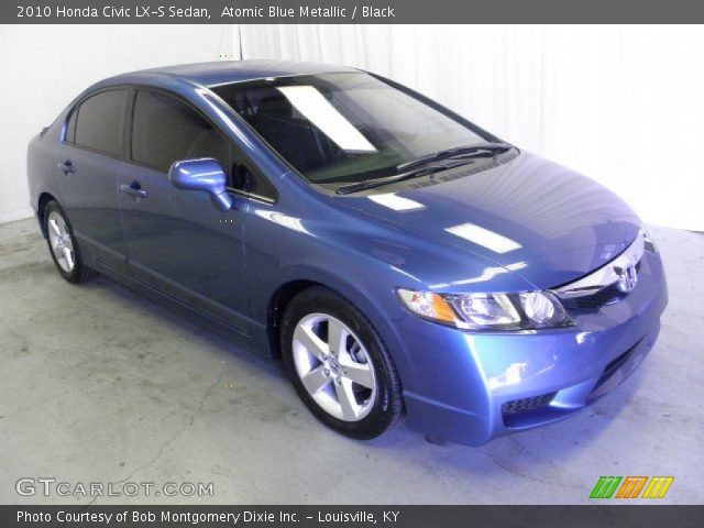 2010 Honda Civic LX-S Sedan in Atomic Blue Metallic