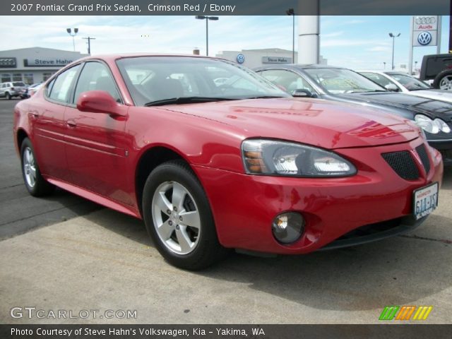 2007 Pontiac Grand Prix Sedan in Crimson Red