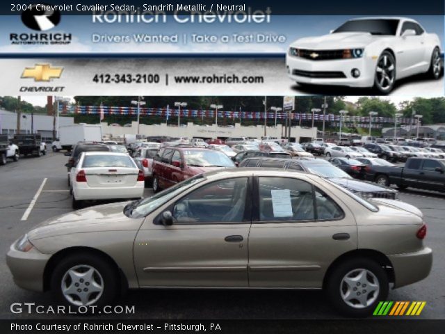 2004 Chevrolet Cavalier Sedan in Sandrift Metallic