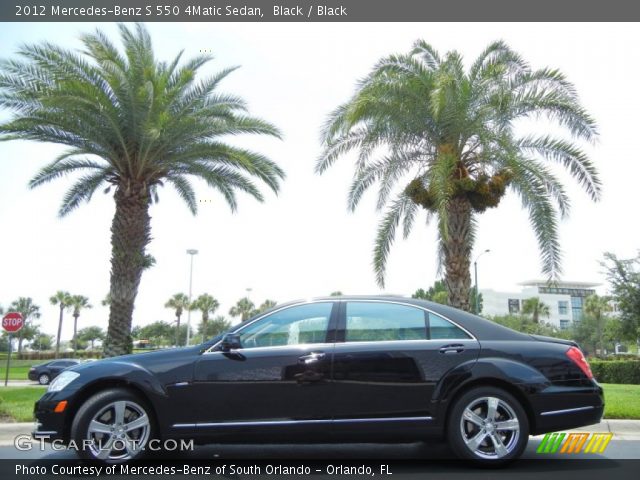 2012 Mercedes-Benz S 550 4Matic Sedan in Black
