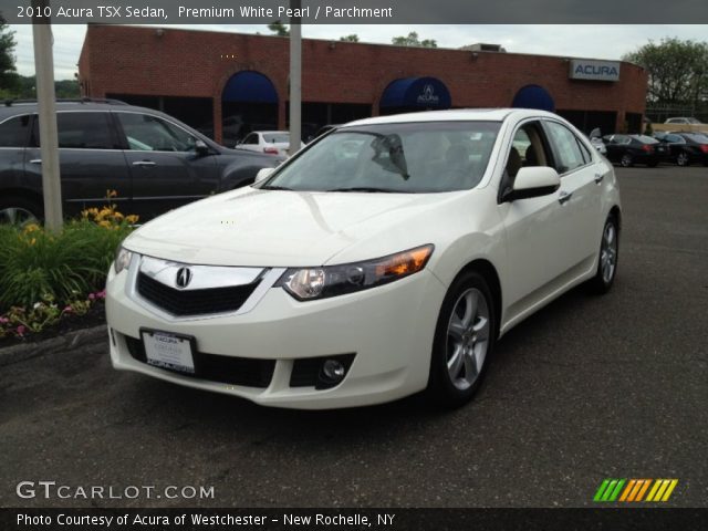 2010 Acura TSX Sedan in Premium White Pearl