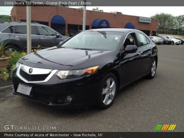 2009 Acura TSX Sedan in Crystal Black Pearl