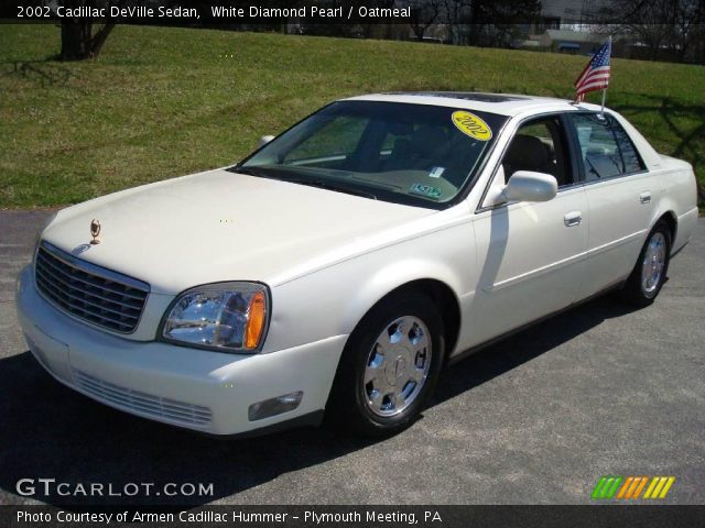 2002 Cadillac DeVille Sedan in White Diamond Pearl
